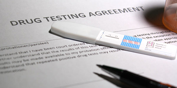 Picture of drug testing agreement