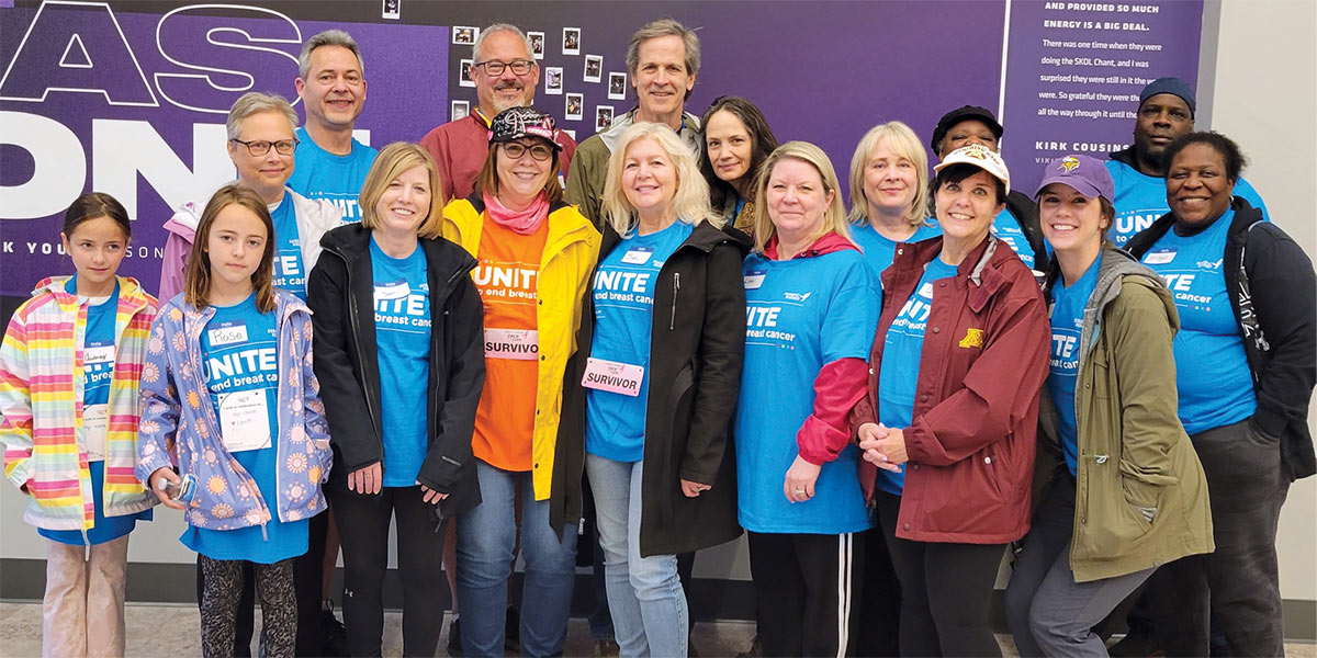 M&B Cares Volunteers at 2023 Komen Minnesota Race for the Cure