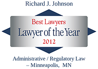 Johnson, Richard - Best Lawyers Lawyer of the Year (2012)